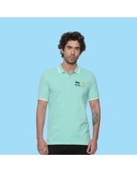 Allen Solly Polo T-shirt Men- Turquoise Green